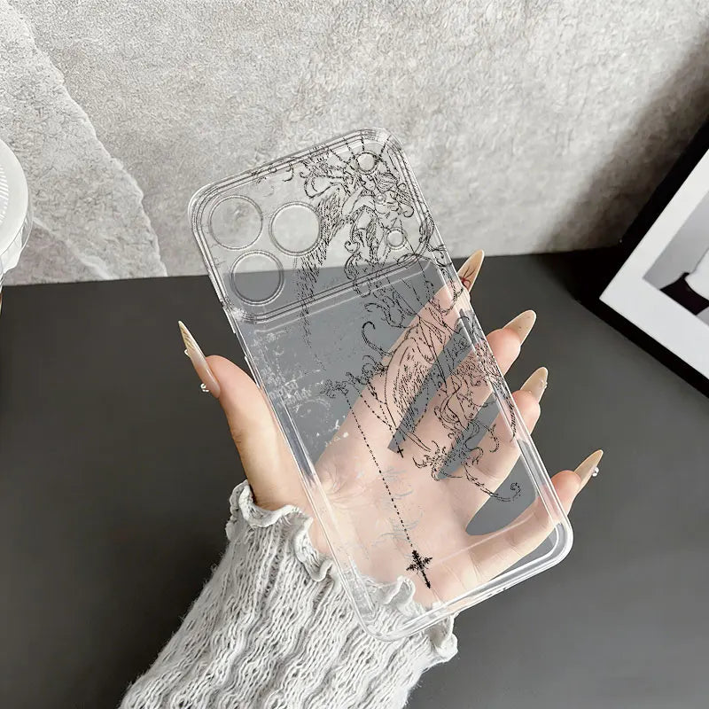 The Phone for  iPhone17Air 16 15 14 13 12 11 Pro Max X XS XR XSMAX 7 8 6 6S PlusWinged Goddess