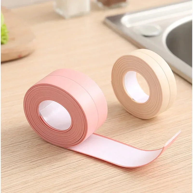 Sealing Waterproof Tape Bathroom and Kitchen Border Tape in The Bath Anti-mildew Caulking Sealed Waterproof Isolate Tape Sticker