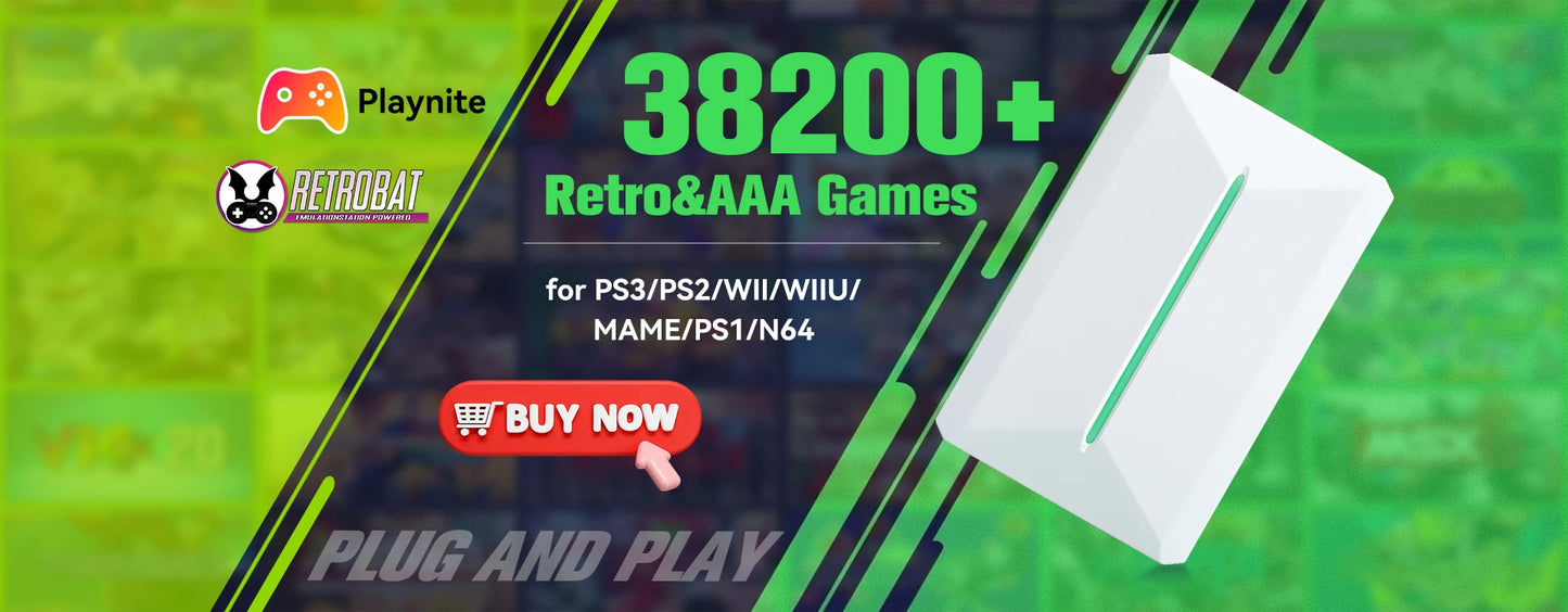 Game Download Resources Retrobat System with 110000+ Game Download Resources  for PS3/PS2/PS1/PSP/DC/Wii/N64 for Win PC/Laptop