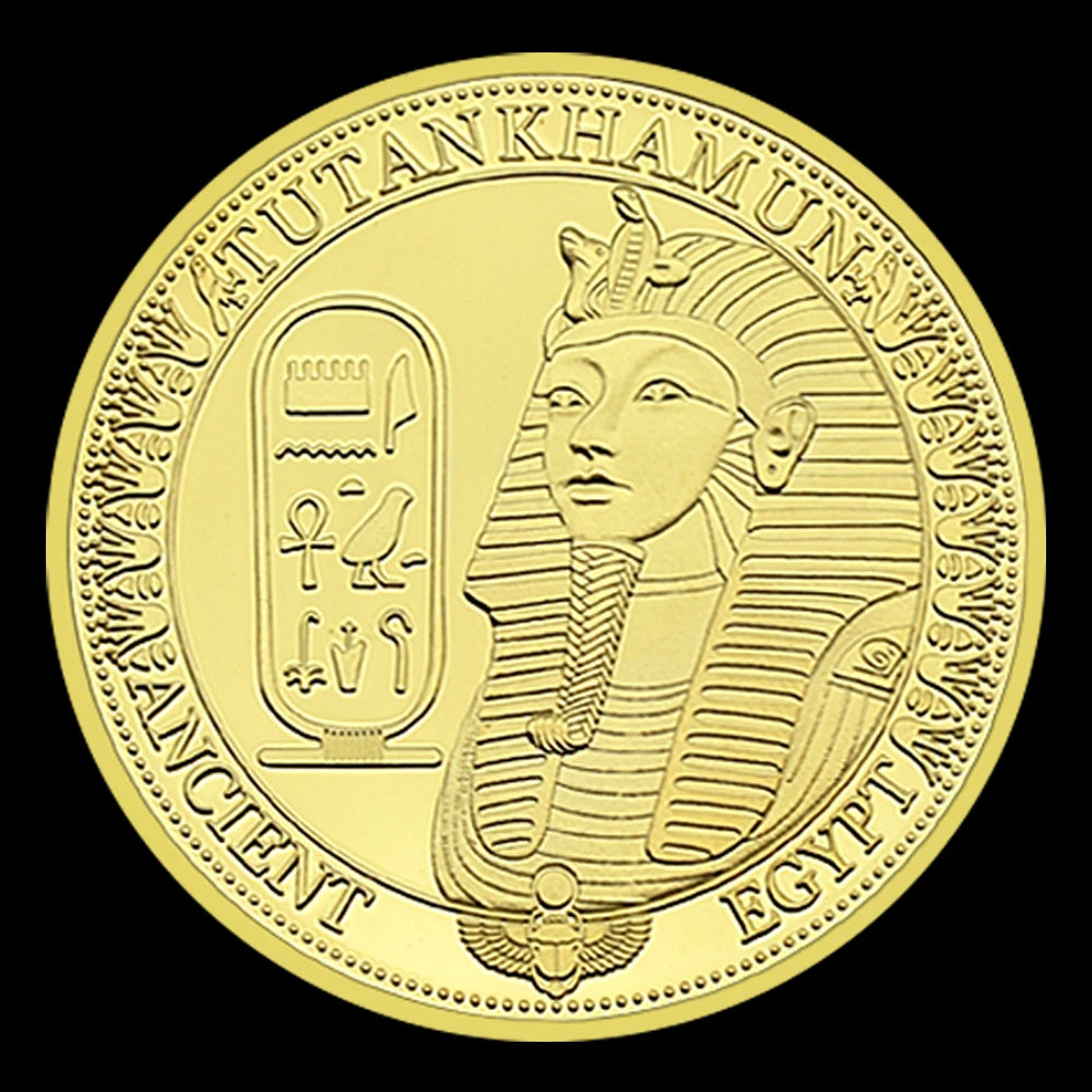 Goddess Isis Commemorative Coin Gold Silver Bronze Metal Ancient Egyptian Mystery Challenge Coin Collection Holiday Gift