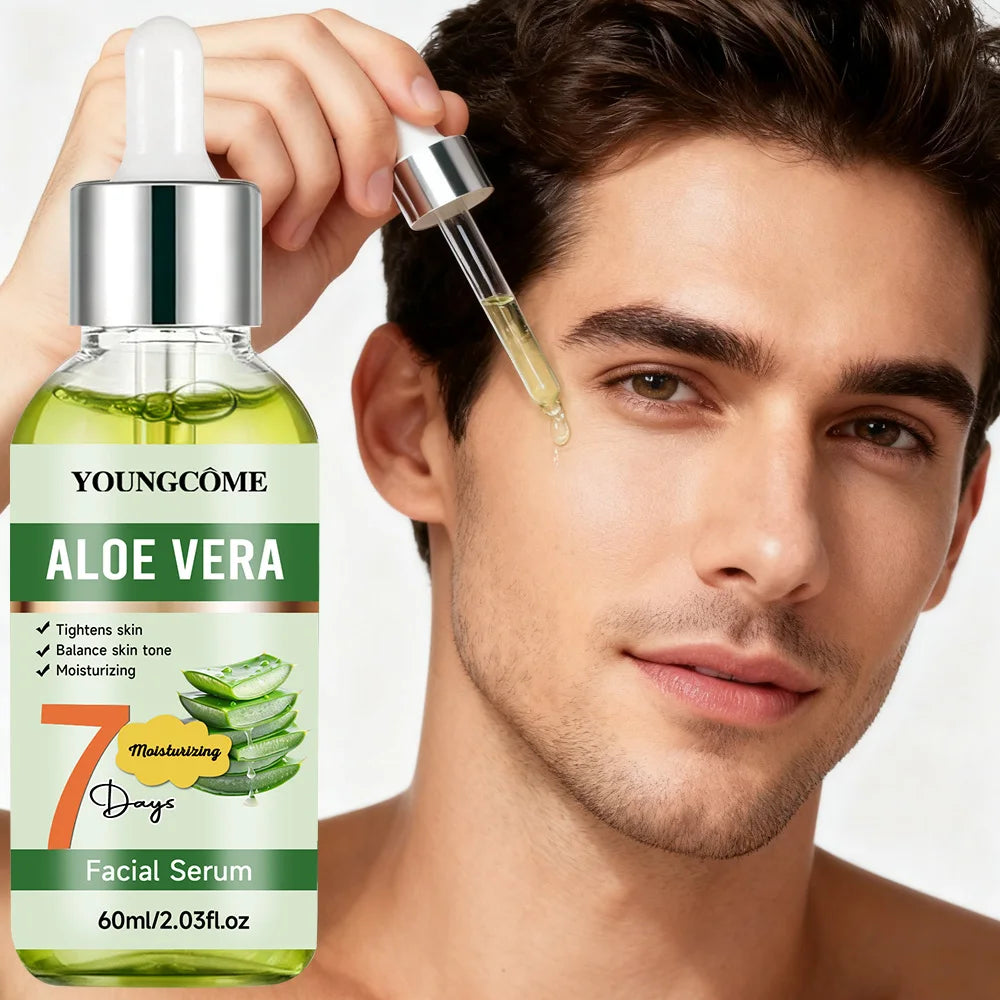 ALOE VERA Facial Serum - Skin Tightening, Hydrating & Soothing Formula | Balance Complexion | Natural Moisturizing Essence