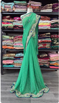 India Imports Nail Bead Sari Clothing Nepal 6-meter Large Sari