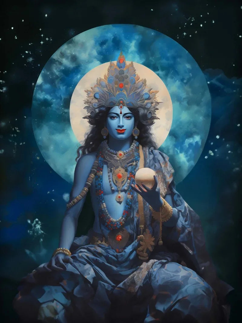 Divine Goddess Durga Hindu Indian Hindu Meditation Yoga Poster Print Wall Art Pictures Canvas Painting Living Room Home Decor