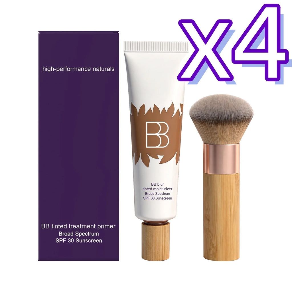 Sunscreen BB Cream Kit Efficient Sun Protection Balance Control Oil Cover Face Blemishes Perfect Makeup Facial Primer Foundation
