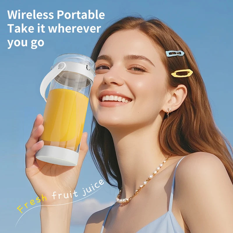 Portable Blender Cup, Electric USB Juicer Blender, Mini Blender, Portable Blender for Milkshakes and Smoothies