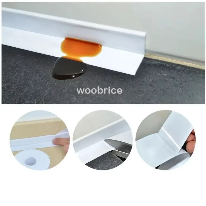 Sealing Waterproof Tape Bathroom and Kitchen Border Tape in The Bath Anti-mildew Caulking Sealed Waterproof Isolate Tape Sticker