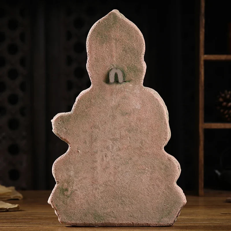 Thai Elephant God Sand Sculpture Home Decor Deity Display Stand Living Room TV Cabinet Ornament