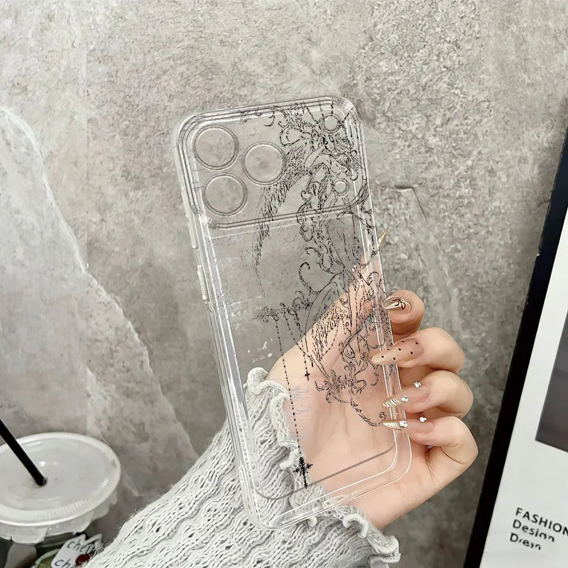 The Phone for  iPhone17Air 16 15 14 13 12 11 Pro Max X XS XR XSMAX 7 8 6 6S PlusWinged Goddess