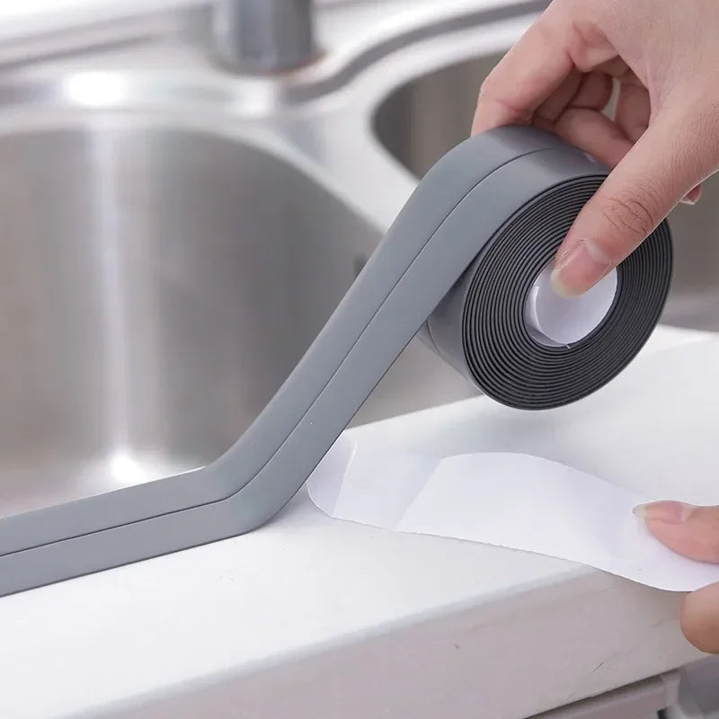 Sealing Waterproof Tape Bathroom and Kitchen Border Tape in The Bath Anti-mildew Caulking Sealed Waterproof Isolate Tape Sticker