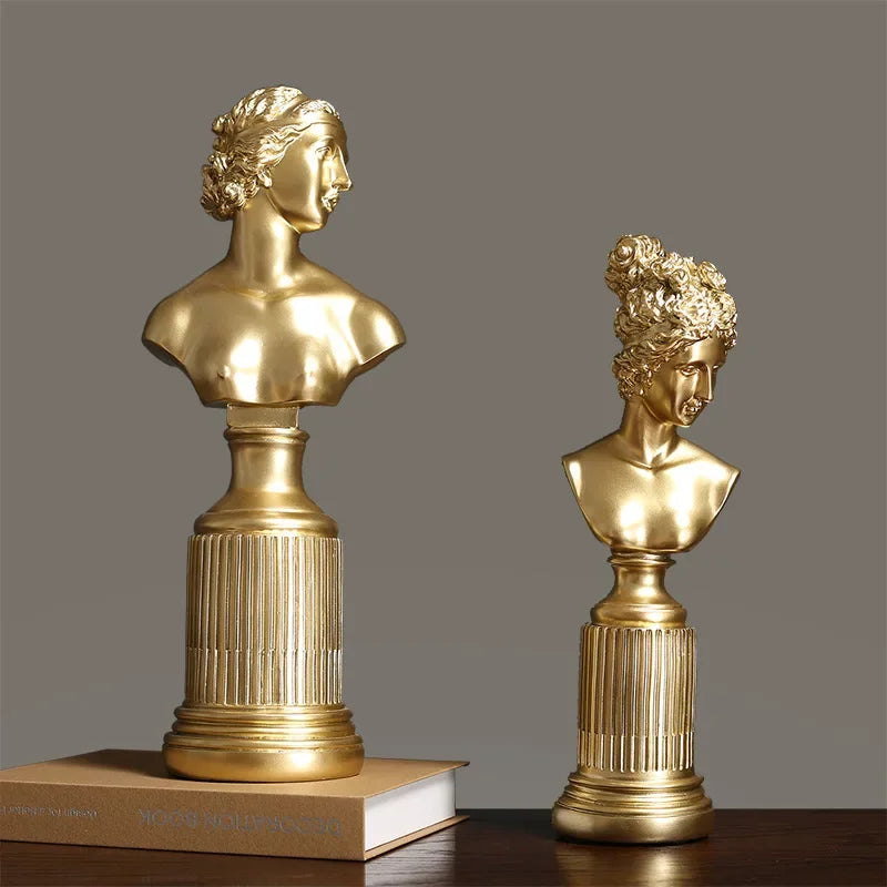 Home Decoration Goddess Statue Model Light Luxury Livingroom Bedroom Office Hotel Hall Decor Art Crafts Figurines Ornaments