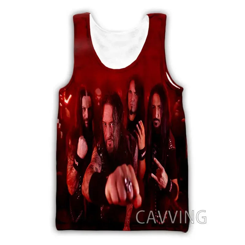 CAVVING 3D Printed  Destruction Band  Tank Tops Harajuku Vest  Summer Undershirt Shirts Streetwear for Men/women