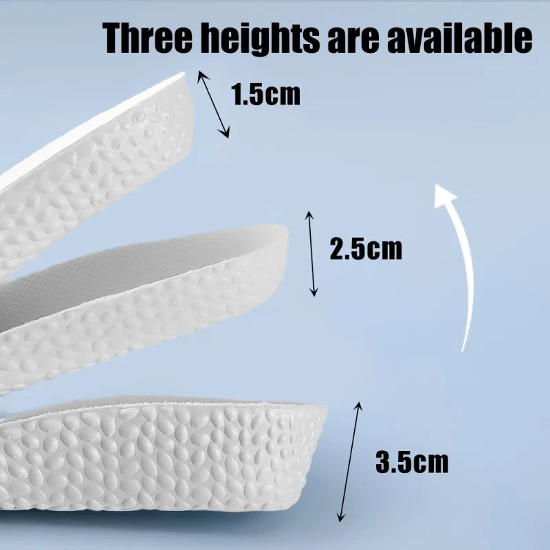 Arch Support Insoles Sneakers Height Increasing Shoe Pad Cuttable U-shaped Cup Shoes Cushion Relieve Foot Pressure Sports Insole