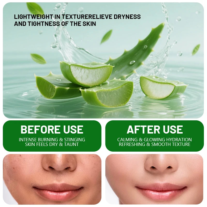 100g Aloe Vera Moisturizing Face Cream Repairs Dry Skin Protects Skin Lubricates and Tightens Skin Care Products for Women & Men