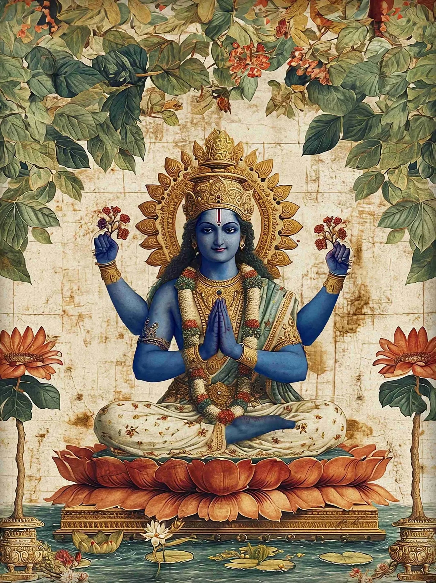 Indian Hindu Gods Lord Shiva Yoga Divine Goddess Saraswati Meditation Rt Poster Canvas Painting And Prints Picture Home Decor